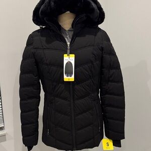 Nautica Women's Black Puffer Jacket